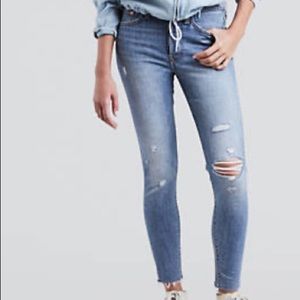 Ledvie Wedgie Fit Skinny High Rose Jean Sz 27